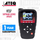 ATEQ VT37 TPMS Tool with a graphic indicating a 1-year subscription period.