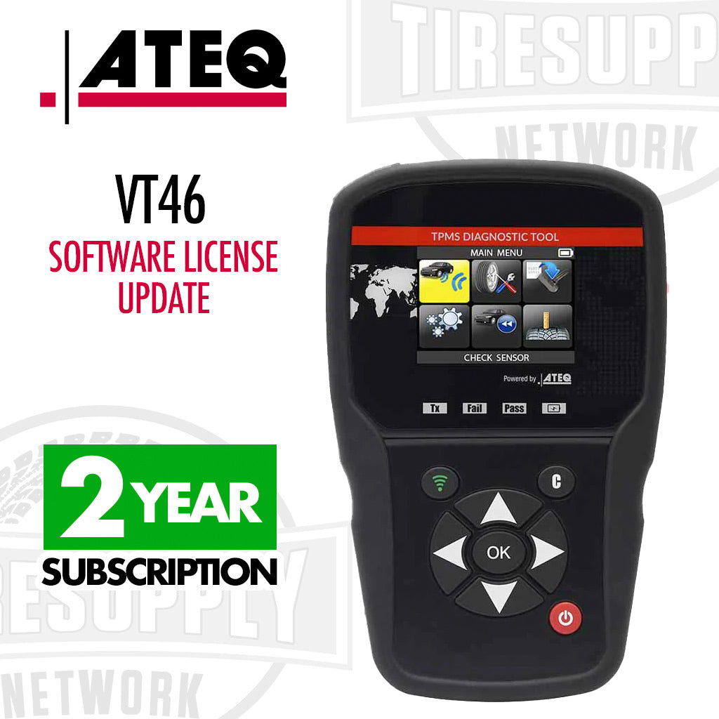 ATEQ | VT46 TPMS Tool Software License Update - Choose 1 or 2 Year Subscriptions (SW46-000*)