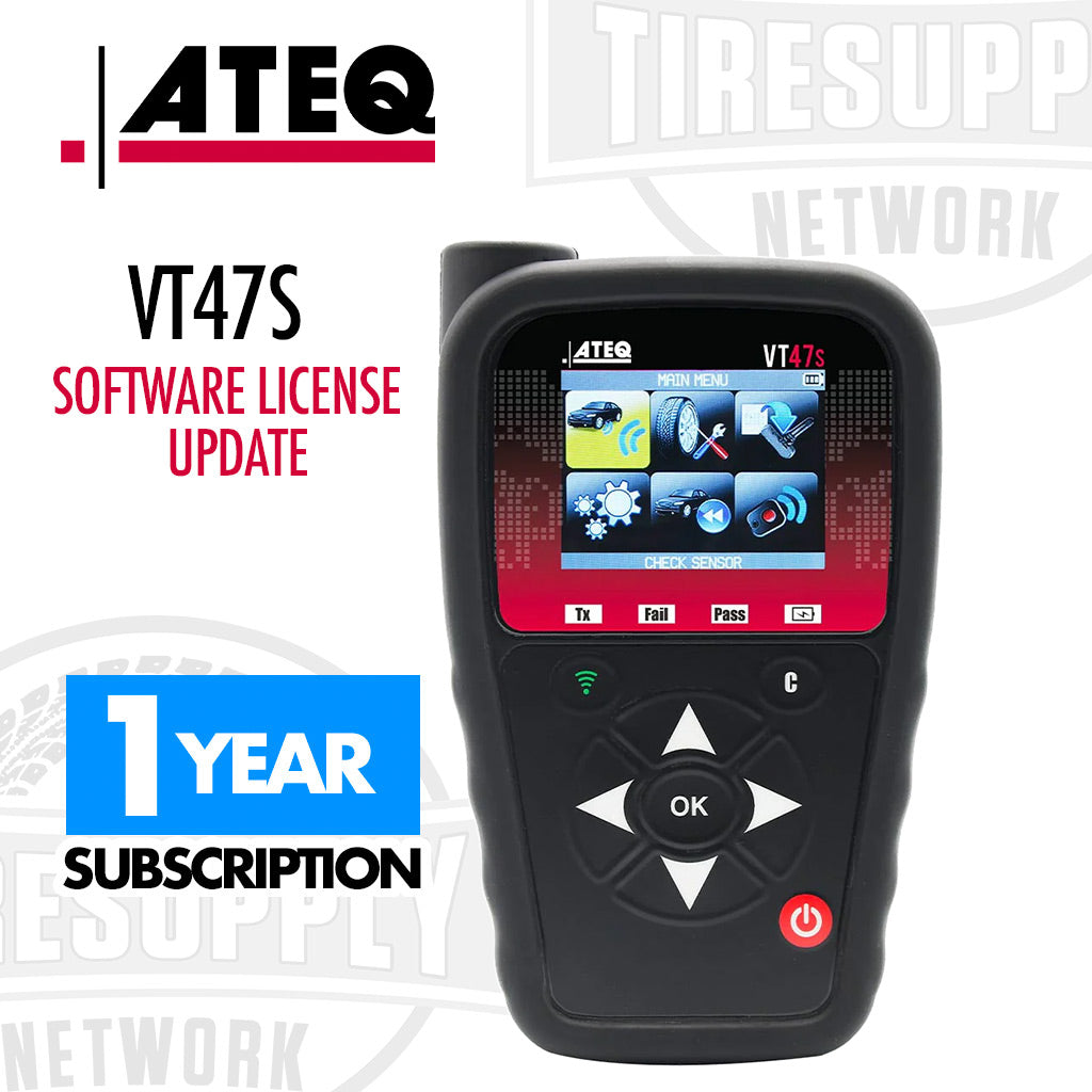 ATEQ | VT47S TPMS Tool Software License Update - Choose 1, 2, or 3 Year Subscription (SW47-000*)