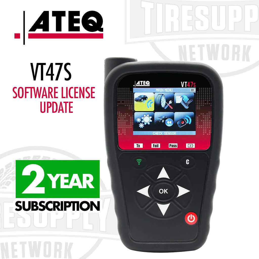 ATEQ VT47S | TPMS Tool Software License Update - Choose 1, 2, or 3 ATEQ VT47S | TPMS Tool Software License Update - Choose 1, 2, or 3