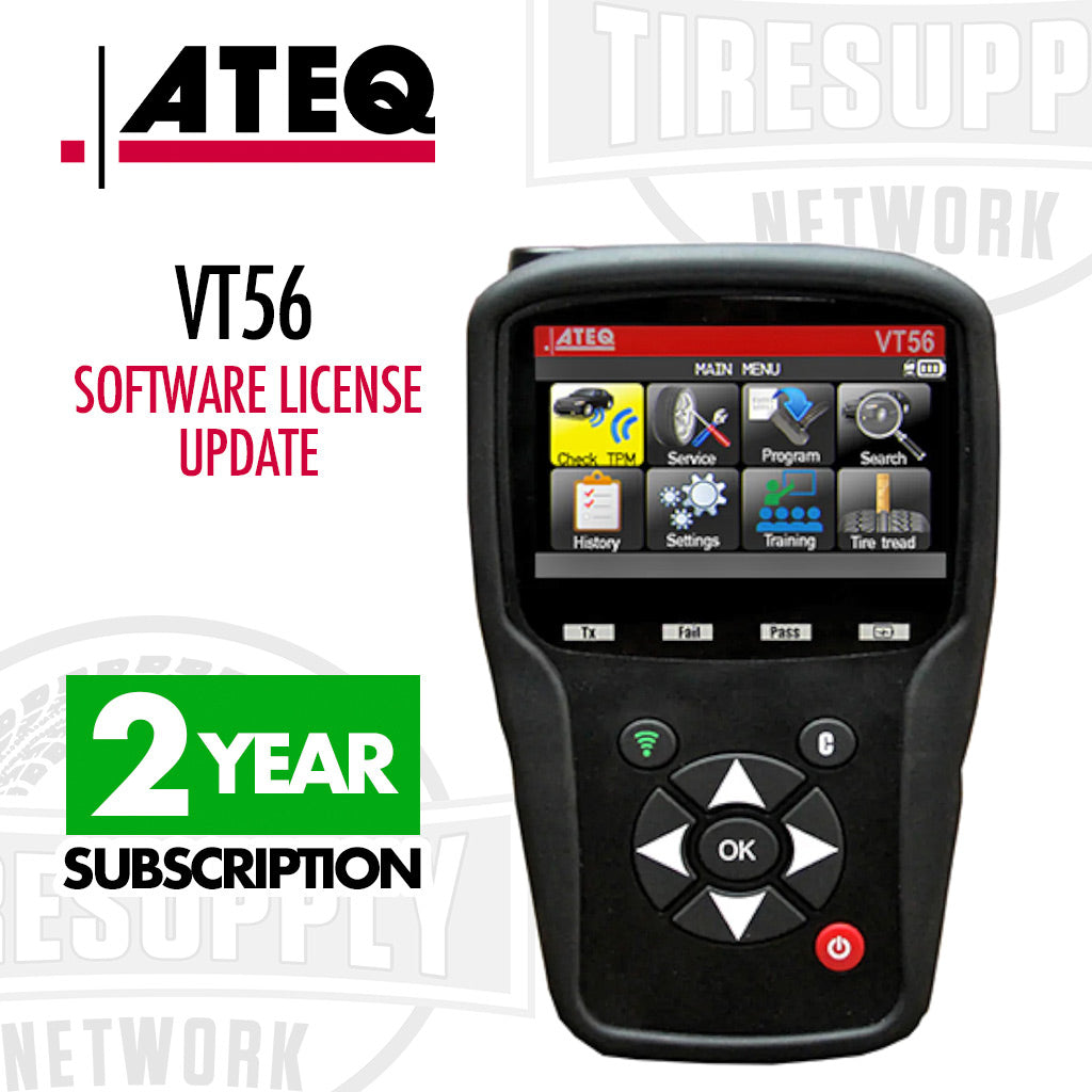 ATEQ | VT56 TPMS Tool Software License Update - Choose 1 or 2 Year Subscriptions (SW56-000*)