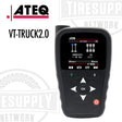 ATEQ VT-TRUCK2.0 commercial vehicle TPMS tool with a digital screen and buttons, predominantly black in color.