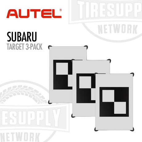 Autel Subaru Target 3-Pack with visible branding on a white background 611-05