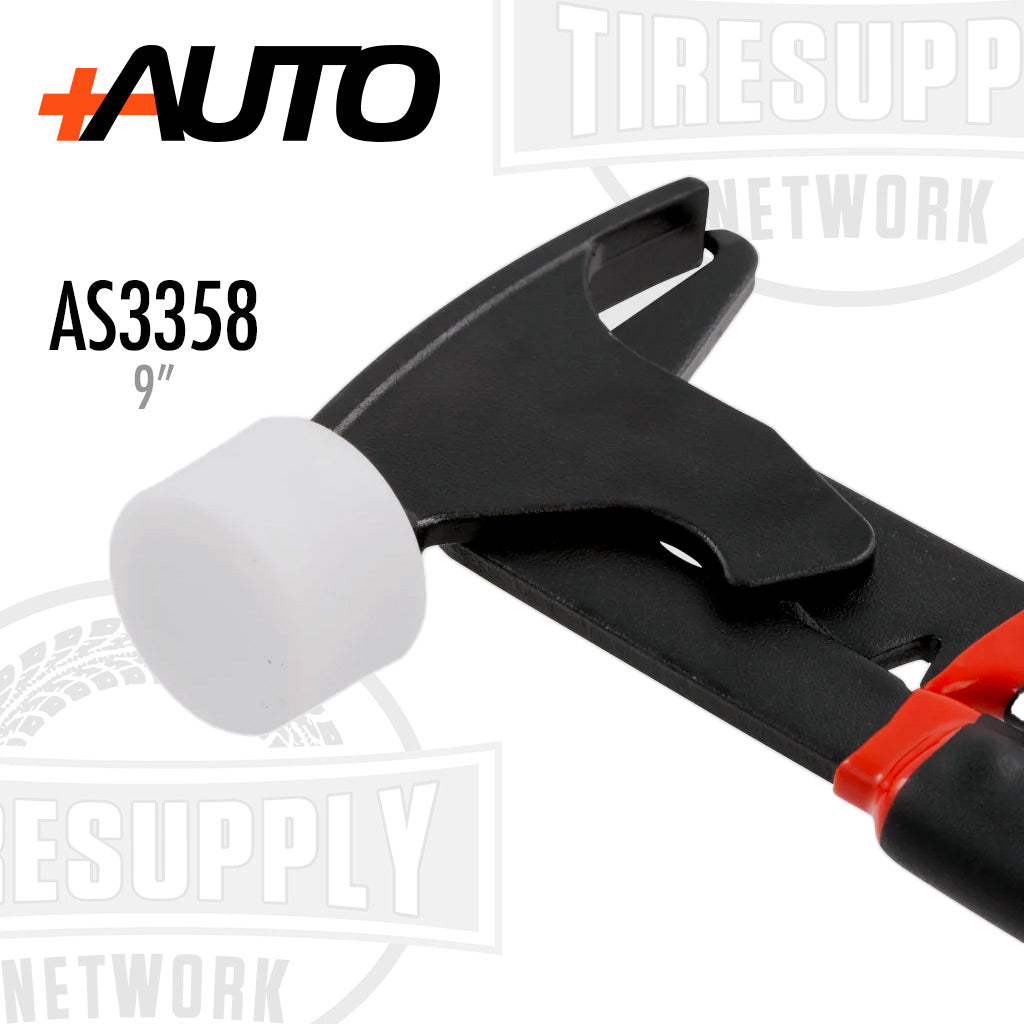 +AUTO AS3358 | Heavy Duty Wheel Weight Pliers and No-Mar Hammer Tool