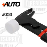 +AUTO AS3358 | Heavy Duty Wheel Weight Pliers and No-Mar Hammer Tool