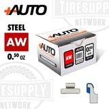 +AUTO | AW-Style Coated Steel Clip-On Wheel Weights - Choose Size or Bulk Set (PA-AW*)