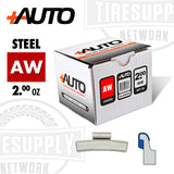 +AUTO | AW-Style Coated Steel Clip-On Wheel Weights - Choose Size or Bulk Set (PA-AW*)