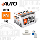 +AUTO | FN-Style Coated Steel Clip-On Wheel Weights - Choose Size or Bulk Set (PA-FN*)