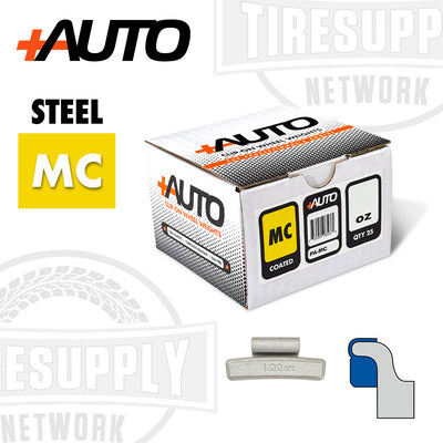 +AUTO PA-MC* | Coated Steel Clip-On Wheel Weights - MC-Style - Choose Size or Bulk Set