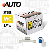 +AUTO | MC-Style Coated Steel Clip-On Wheel Weights - Choose Size or Bulk Set (PA-MC*)