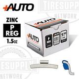 +AUTO | P/REG-Style Coated Zinc Clip-On Wheel Weights - Choose Size or Bulk Set (PA-PREG*)