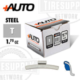 +AUTO | T-Style Coated Steel Clip-On Wheel Weights - Choose Size or Bulk Set (PA-T*)