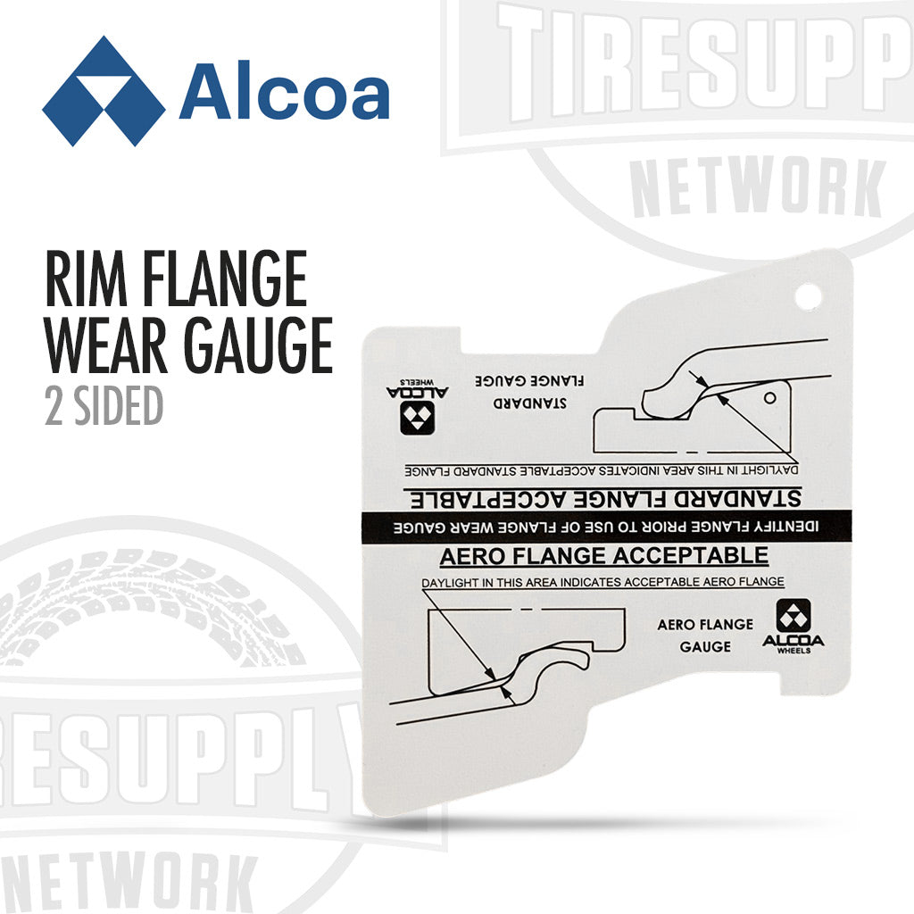Alcoa 000700 | Rim Flange Wear Gauge - 2 Sided - Plastic