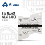 Alcoa 000700 | Rim Flange Wear Gauge - 2 Sided - Plastic
