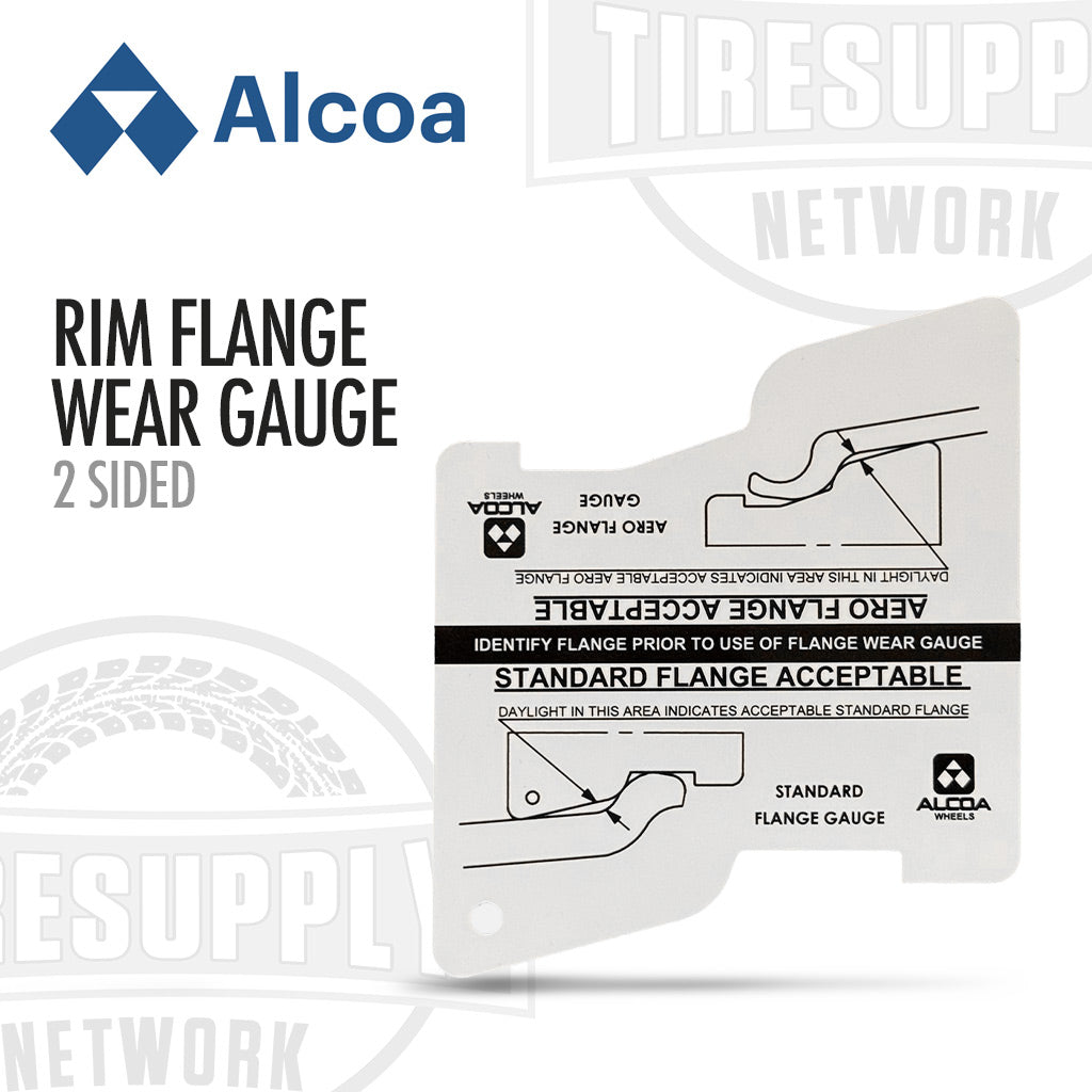 Alcoa 000700 | Rim Flange Wear Gauge - 2 Sided - Plastic