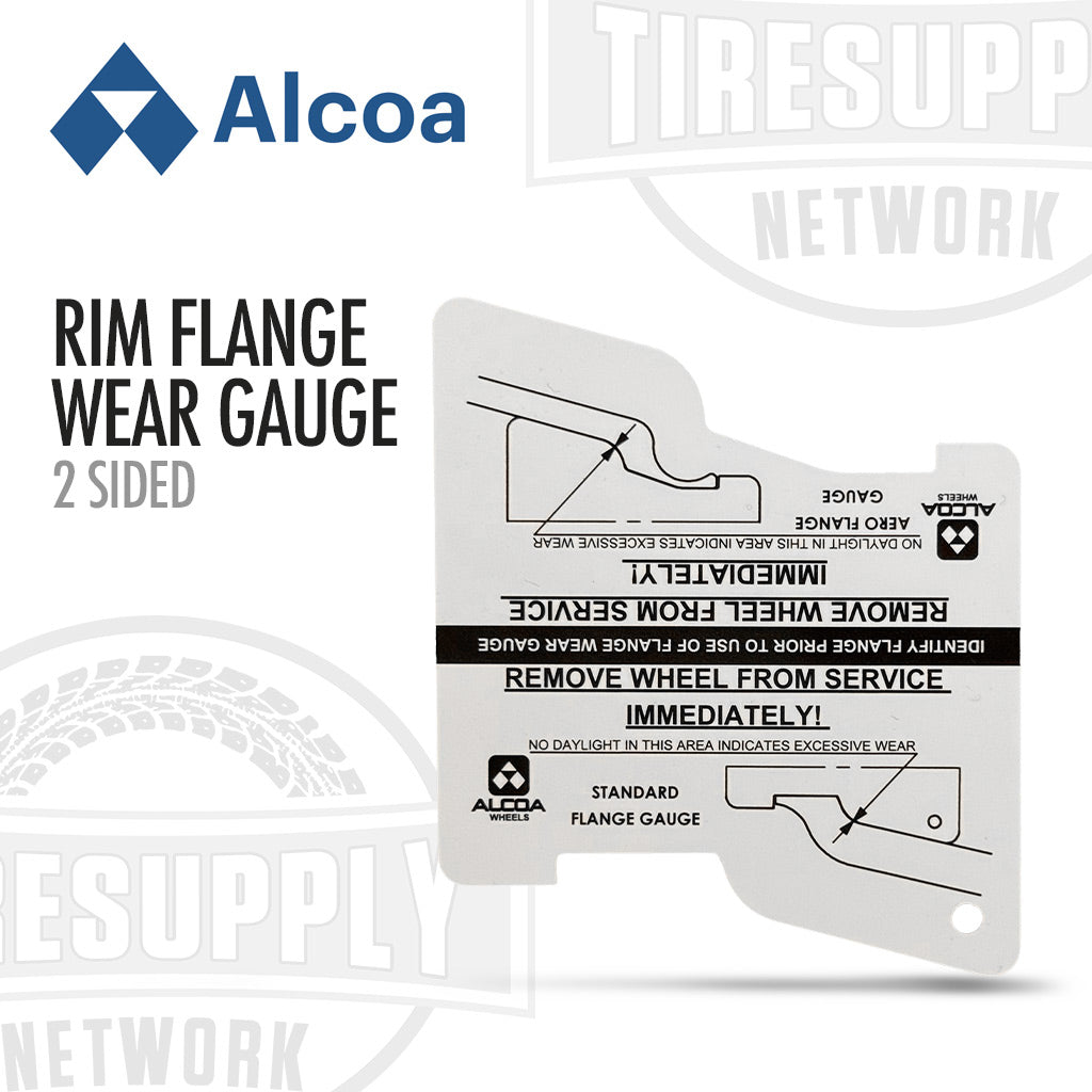 Alcoa 000700 | Rim Flange Wear Gauge - 2 Sided - Plastic