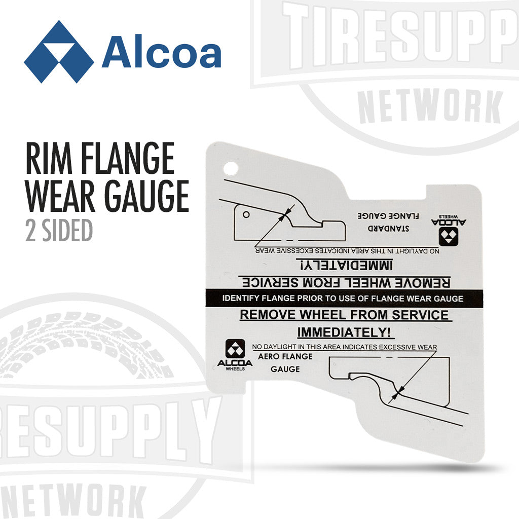 Alcoa 000700 | Rim Flange Wear Gauge - 2 Sided - Plastic
