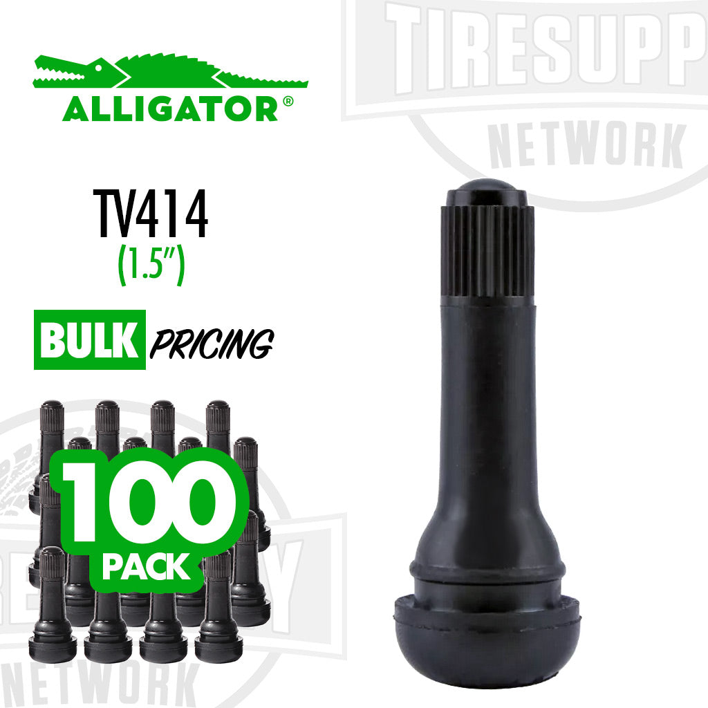 Alligator | 1.5&quot; Rubber Snap-In Valve Stem (TV-414*)