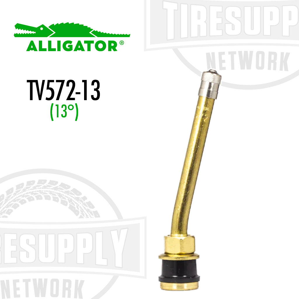 Alligator | EHA .625 Rim Hole Tubeless Truck Metal Valve Stems - Choose Style (TV-57*)