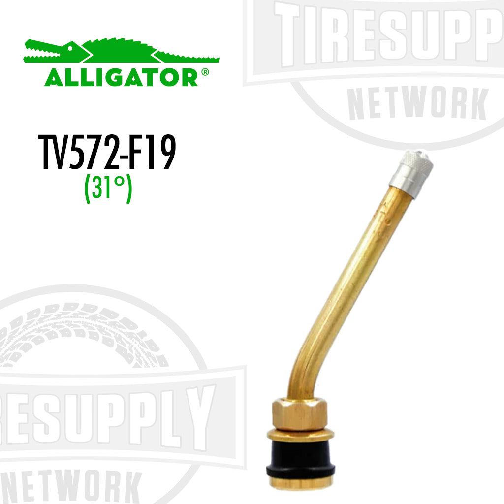 Alligator | EHA .625 Rim Hole Tubeless Truck Metal Valve Stems - Choose Style (TV-57*)