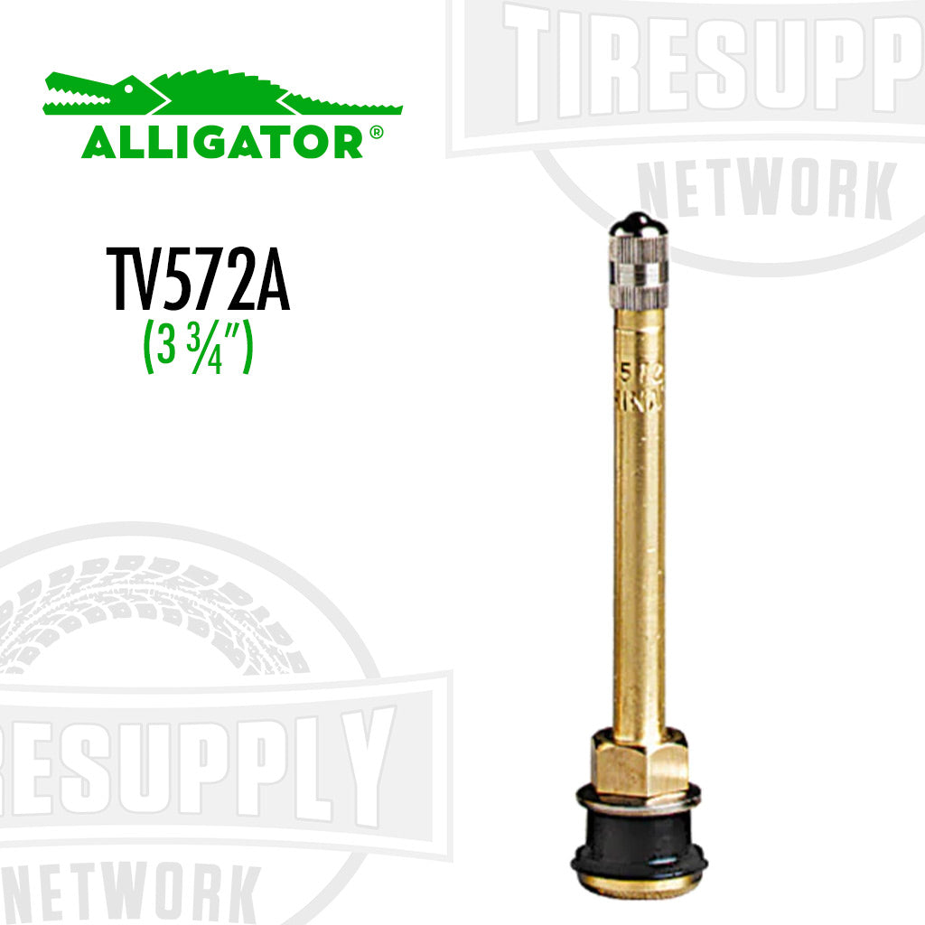 Alligator | EHA .625 Rim Hole Tubeless Truck Metal Valve Stems - Choose Style (TV-57*)