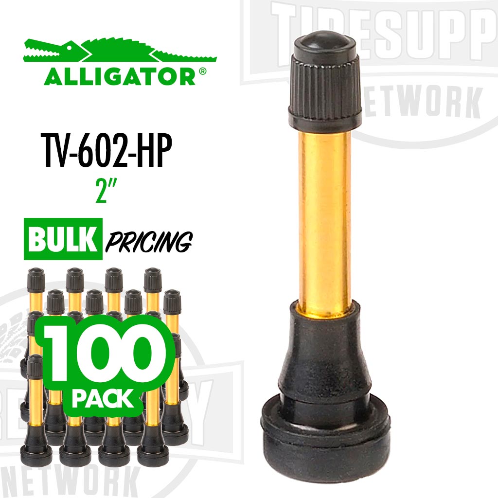 Alligator | EHA High Pressure Snap-in 2″ Valve Stem (TR-602-HP)