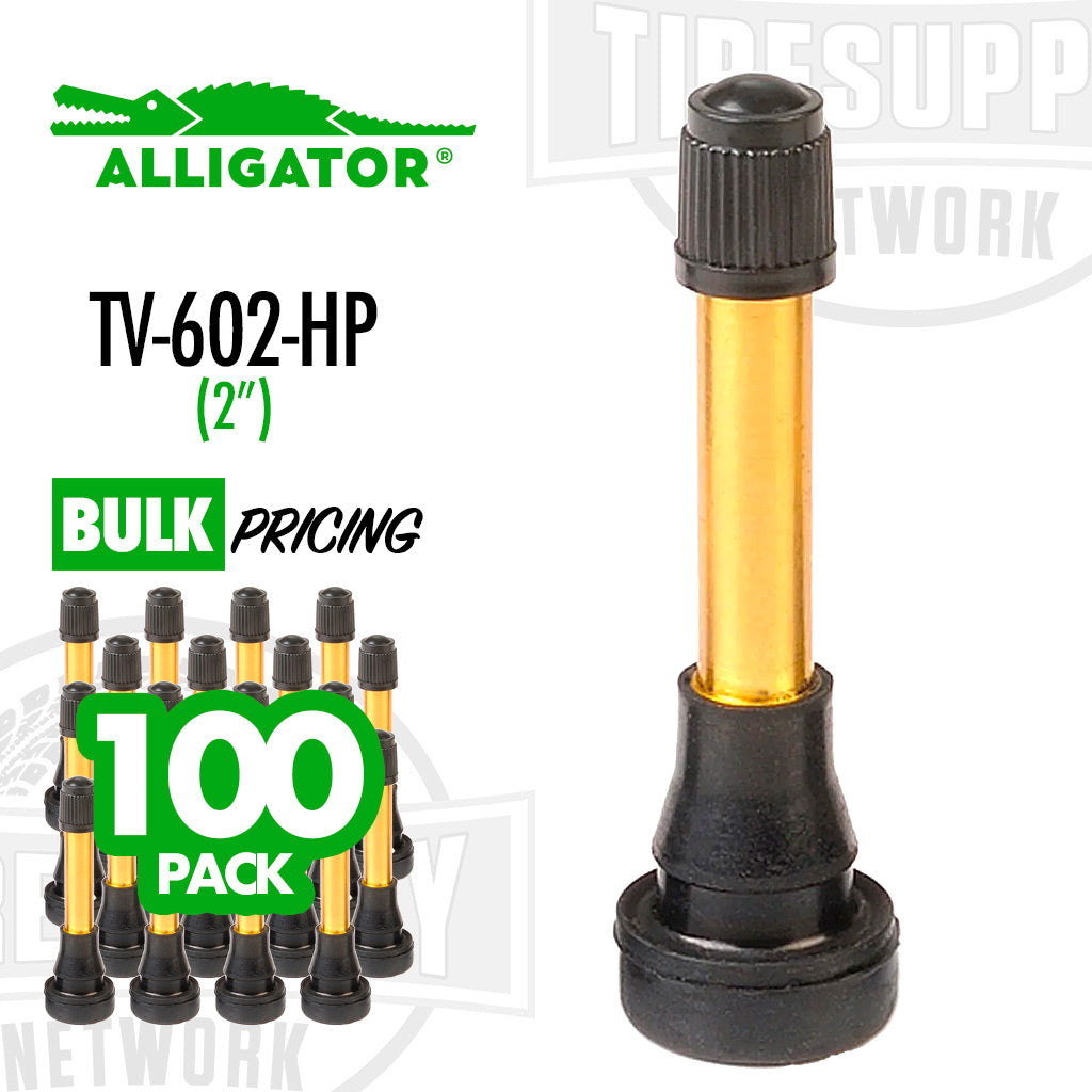 Alligator | EHA High Pressure Snap-in 2″ Valve Stem (TV-602-HP)