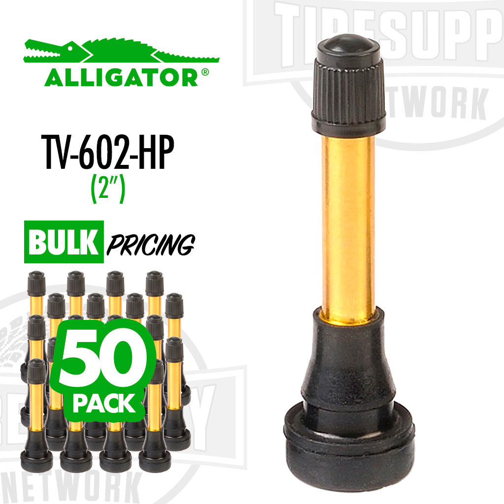 Alligator | EHA High Pressure Snap-in 2″ Valve Stem (TV-602-HP)