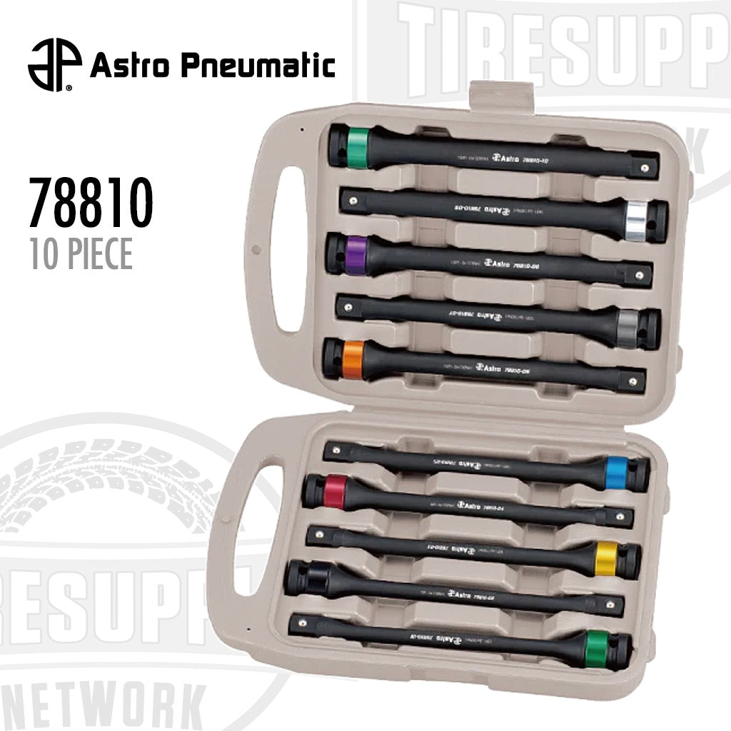 eume 6点セット Astro Pneumatic | Torque Limiting 10-Piece Extension Set (78810