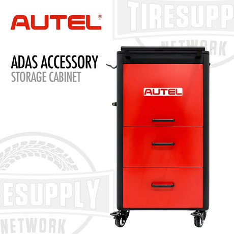 Red Autel ADAS accessory storage cabinet on a white background 50B-01
