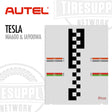 Autel Tesla MA600 & IA900WA product with checkered pattern on a white background
