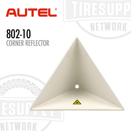 Corner reflector with Autel logo and 'TIRESUPP NETWORK' branding on a white background 802-10