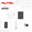 Autel ADASRAD1 product display with network connectivity features on a white background.