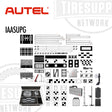 Collection of automotive tools and equipment with Autel logo on a white background