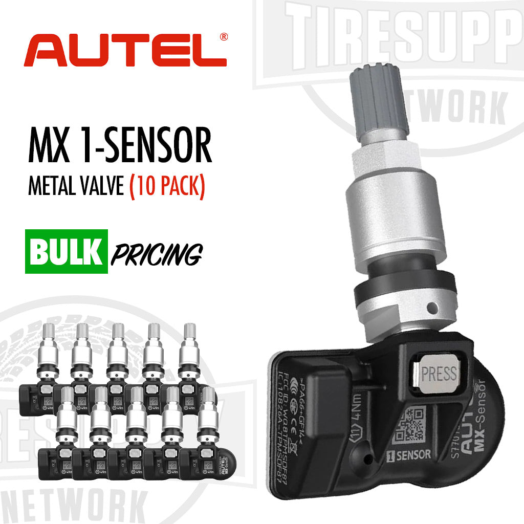 Autel | MX 1-Sensor M Press-In Programmable Universal TPMS Sensor with Metal Valve Stem (1-SensorM)