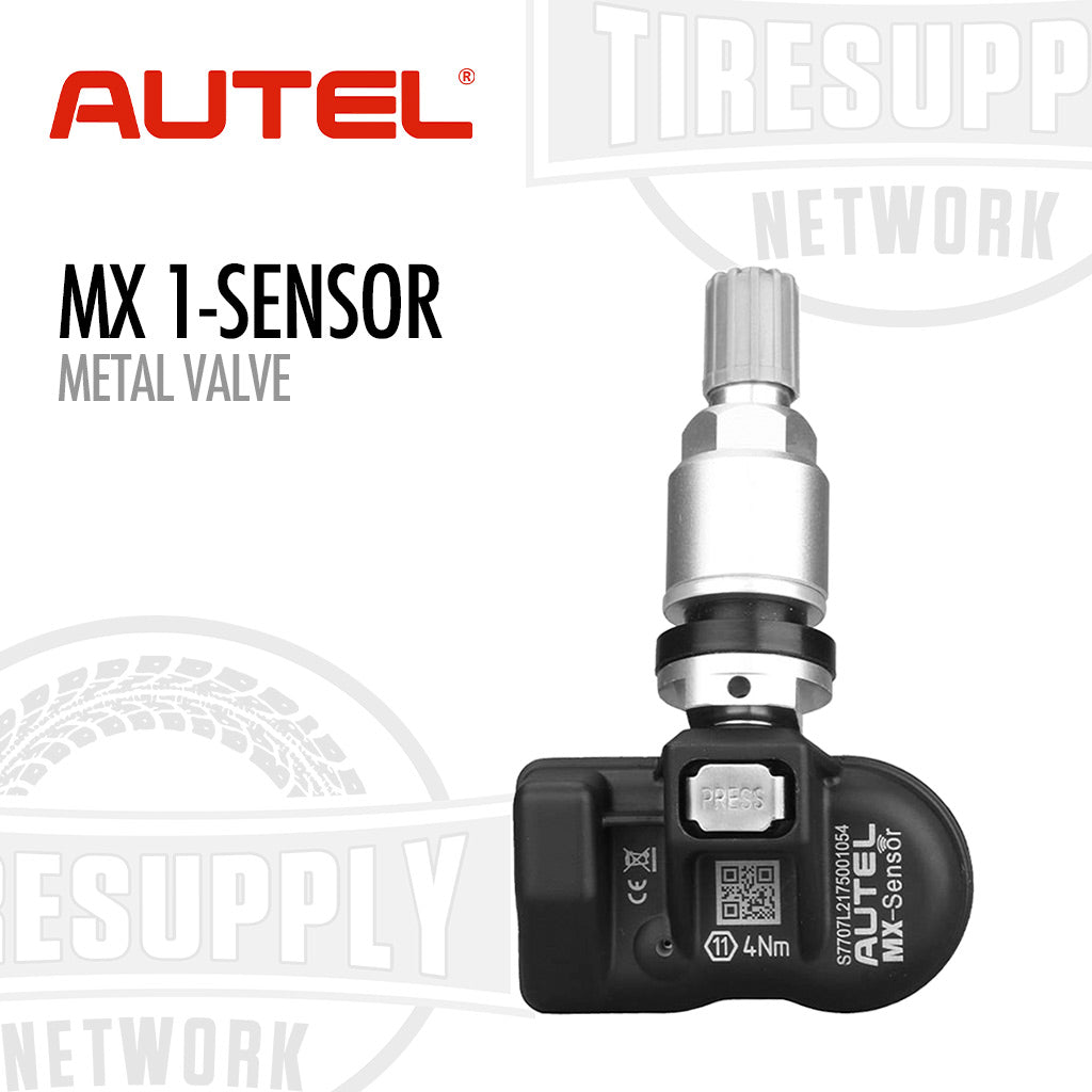 Autel | MX 1-Sensor M Press-In Programmable Universal TPMS Sensor with Metal Valve Stem (1-SensorM)