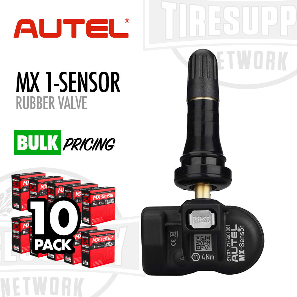 Autel | MX 1-Sensor R Press-In Programmable Universal TPMS Sensor w/ Rubber Valve Stem (1-SensorR)