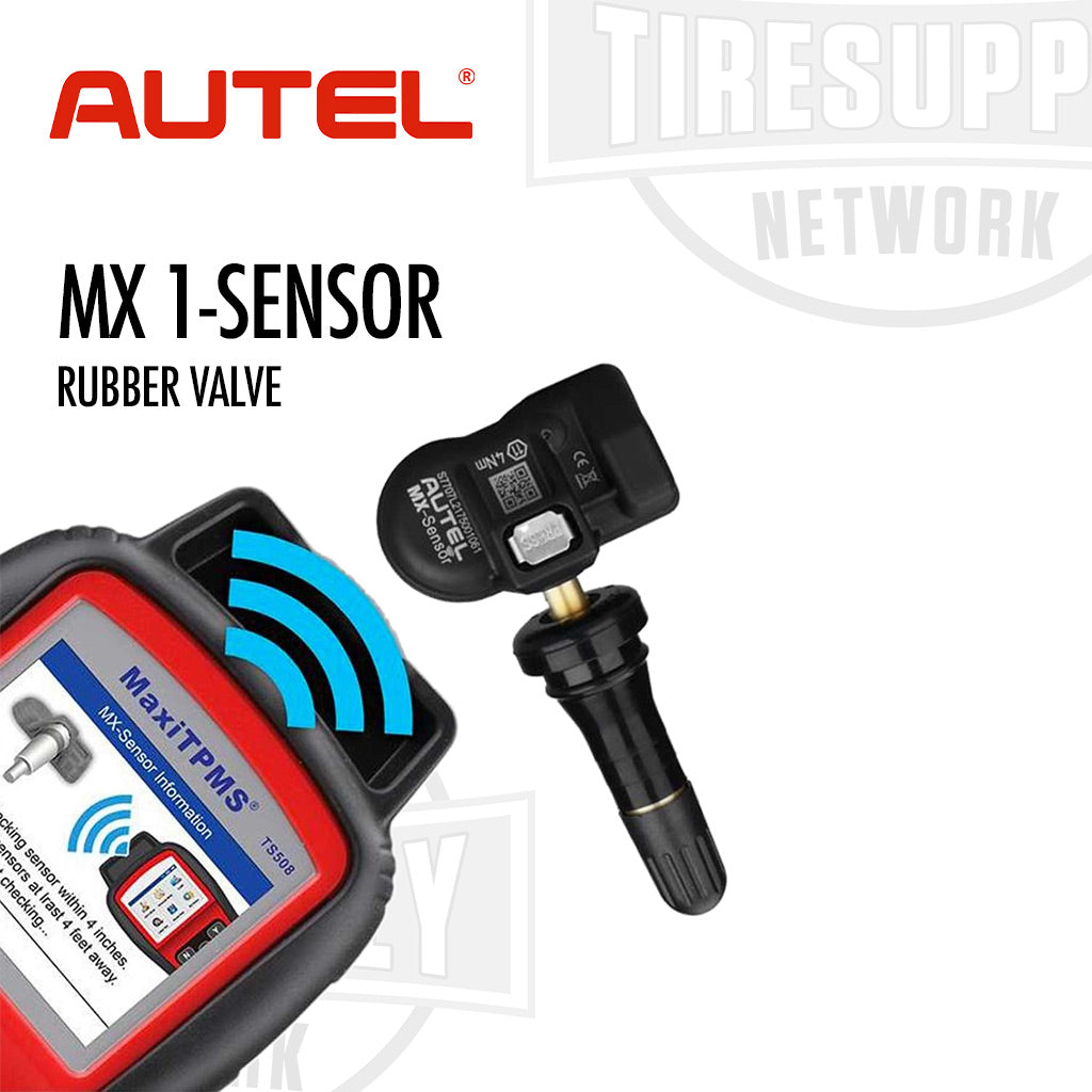 Autel | MX 1-Sensor R Press-In Programmable Universal TPMS Sensor w/ Rubber Valve Stem (1-SensorR)