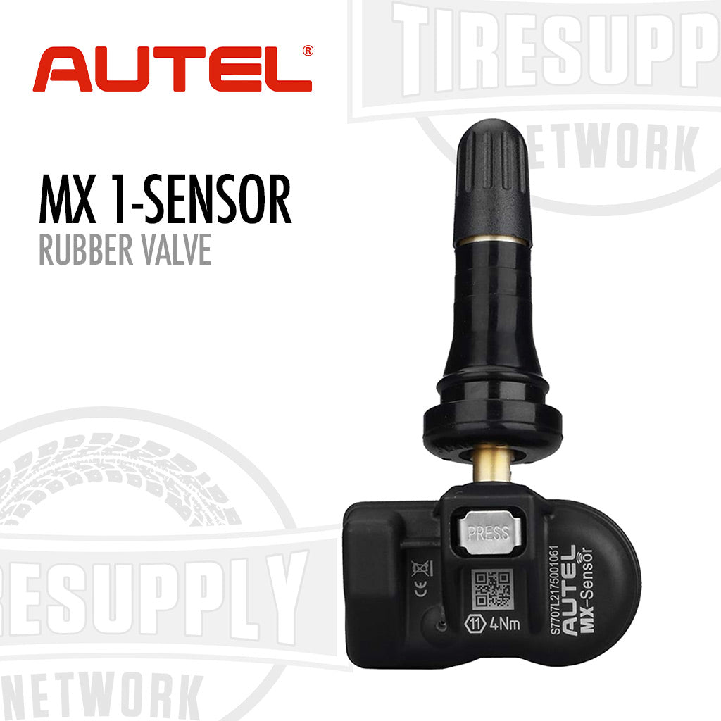 Autel | MX 1-Sensor R Press-In Programmable Universal TPMS Sensor w/ Rubber Valve Stem (1-SensorR)
