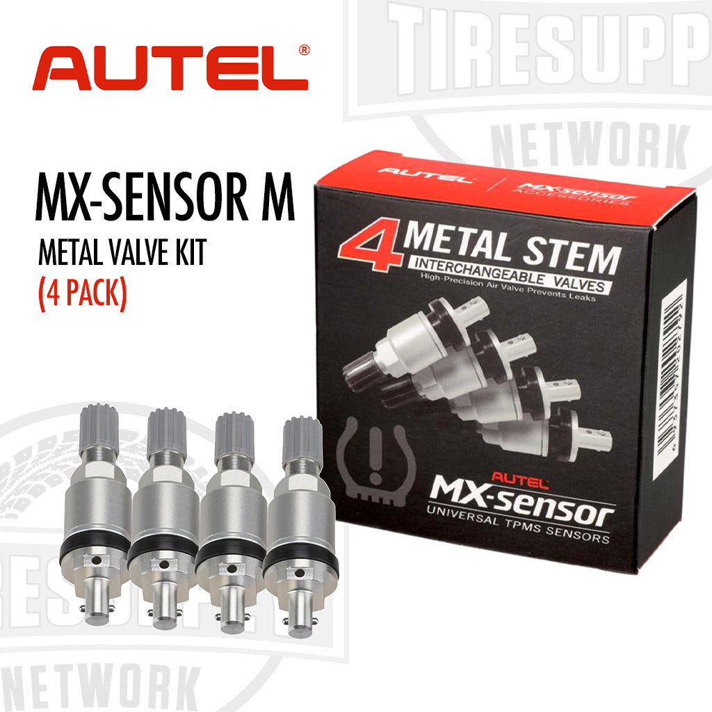 Autel MXSENSORMVK | MX-Sensor TPMS Metal Valve Kit - Set of 4