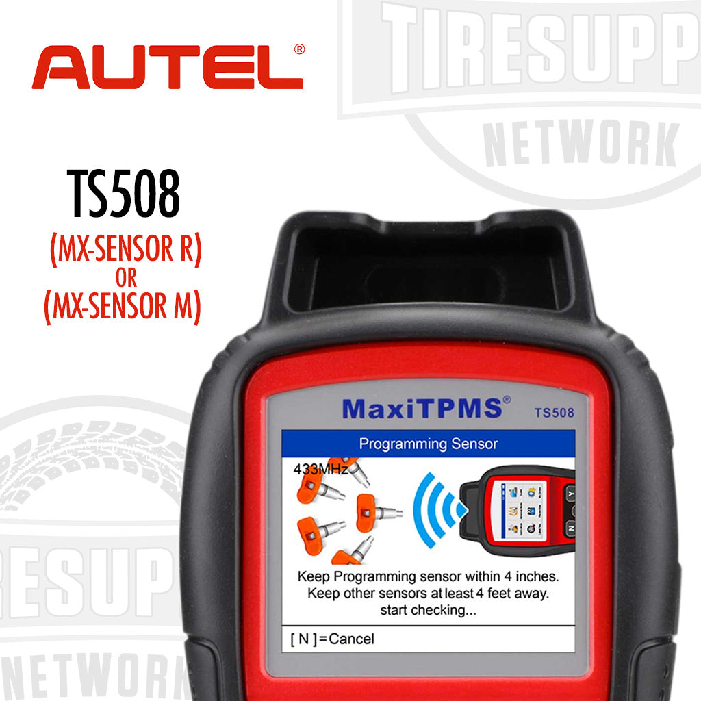Autel | MaxiTPMS Service Tool &amp; 20 MX 1-Sensors Press-In - Choose Rubber or Metal Stems (TS508)