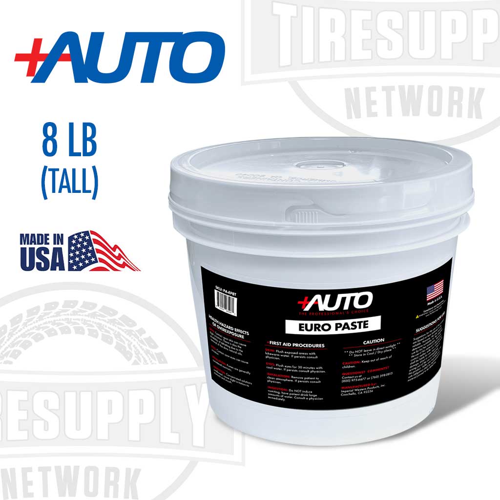 +Auto Euro Paste 8lb | Universal Tire Mounting | Tall Bucket (PA-EP8T)