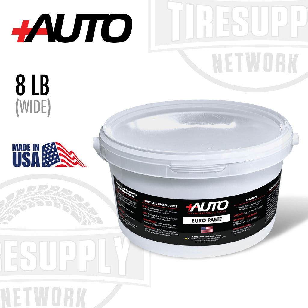 +AUTO | Euro Paste 8lb Universal Tire Mounting | Wide Profile Bucket (PA-EP8W)