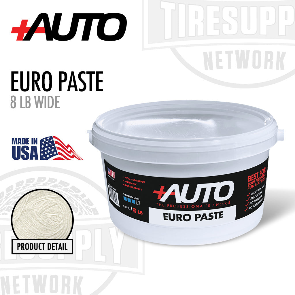 +AUTO | Euro Paste - Universal Tire Mounting Lube - 8lb Wide Bucket (PA-EP8W)