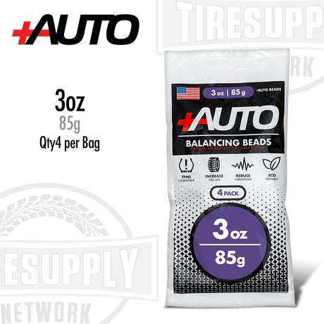 Package of Auto Balancing Beads with branding and product details on a white background. PA-BB03