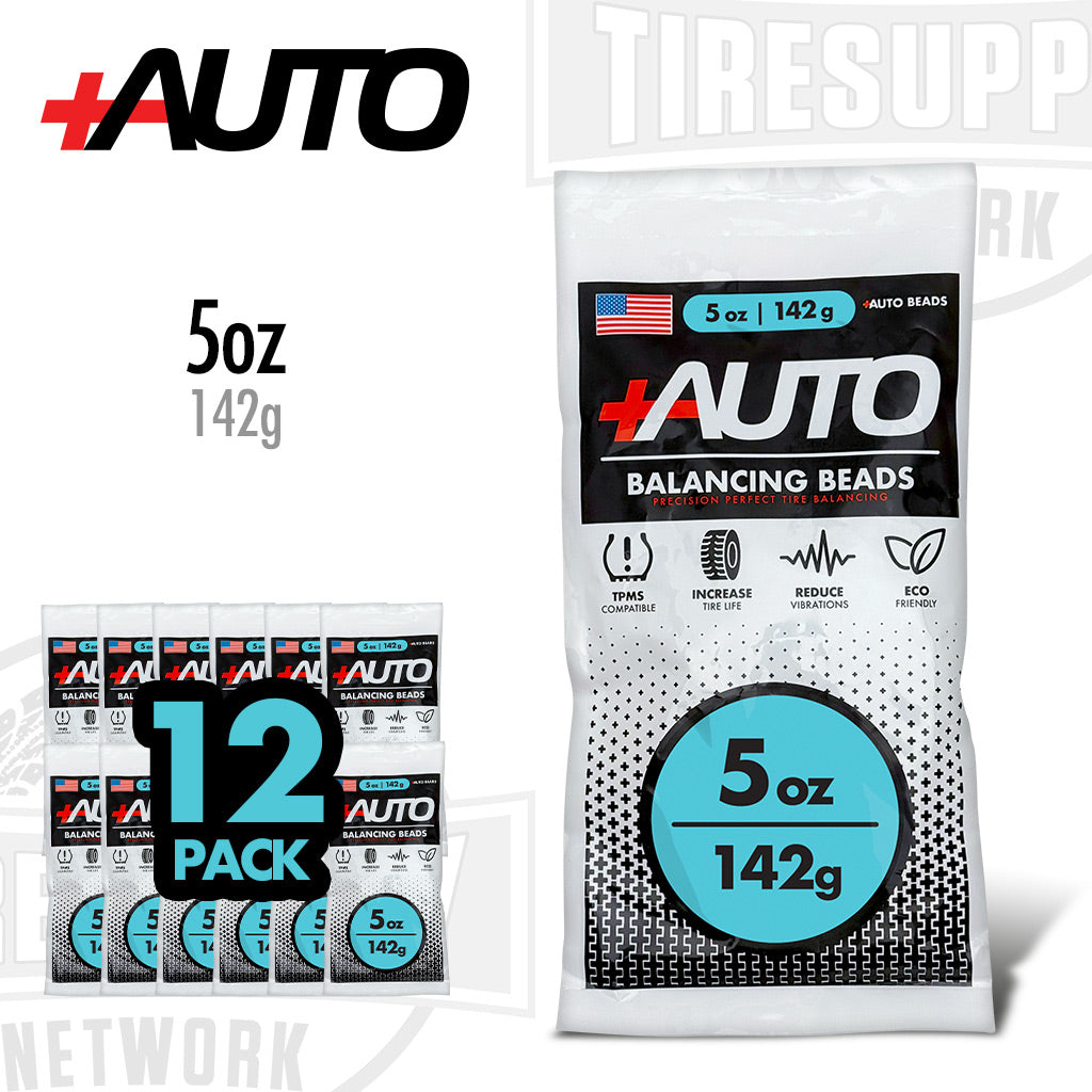 +AUTO | 5 oz Tire Balancing Beads, Drop-In Bag with Valve Cap & Valve Core (PA-BB05)