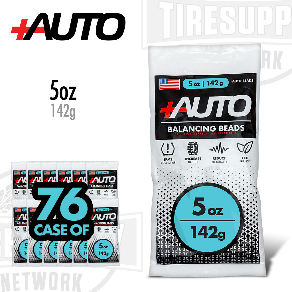 +AUTO | 5 oz Tire Balancing Beads, Drop-In Bag with Valve Cap & Valve Core (PA-BB05)
