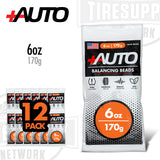 +AUTO | 6 oz Tire Balancing Beads, Drop-In Bag with Valve Cap & Valve Core (PA-BB06)