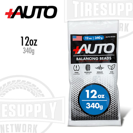 Package of Auto Balancing Beads with branding and product details on a white background. PA-BB12