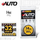 +AUTO | 14 oz Tire Balancing Beads, Drop-In Bag with Valve Cap & Valve Core (PA-BB14)